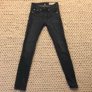 rag & bone high rise skinny jeans